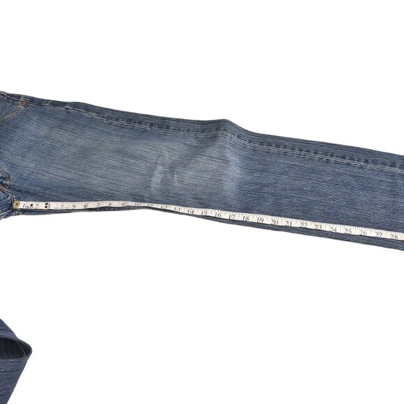 Vintage 90's Levi's 501 Jeans High Waist Straight Leg Blue Size 29 - Picture 4 of 10